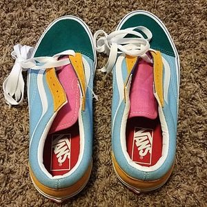 Multicolored vans